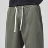 Bram Korte Heren Broek | 100% Katoen, Elastische Taille, Wijde Pijpen
