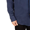 Hiroshi Heren Overhemd | Linnen, Slim Fit, Opstaande Kraag