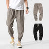 Jiro Heren Joggingbroek | Ademend Katoen en Linnen, Casual Retro Design
