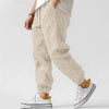 Jiro Heren Joggingbroek | Ademend Katoen en Linnen, Casual Retro Design