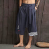 Kaito Heren Broek | Linnen, Cropped Losse Pasvorm