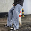 Sento Heren Jeans | Losse Pasvorm, Wijde Pijpen, Katoen-Polyester Mix