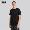 Sento Heren T-shirt | 100% Katoen, Korte Mouwen, Effen Kleur