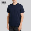 Sento Heren T-shirt | 100% Katoen, Korte Mouwen, Effen Kleur